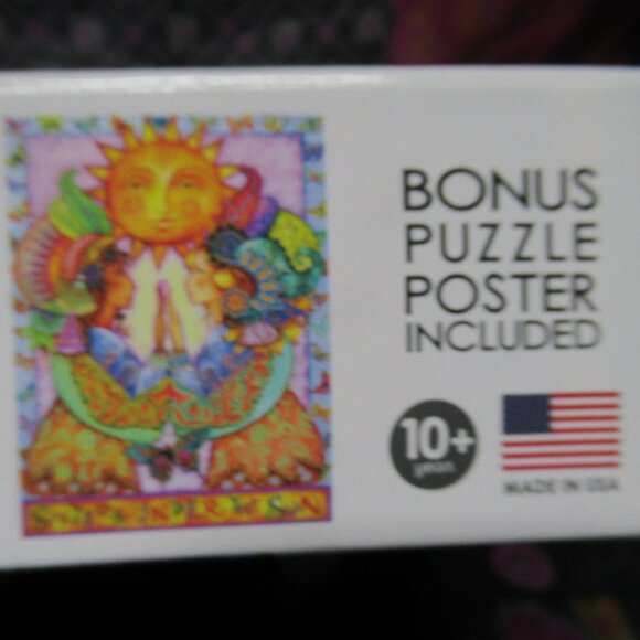 750pc Puzzle "Sisters Under the Sun" by Holly Sierra (w/ free poster) - Picture 4 of 5